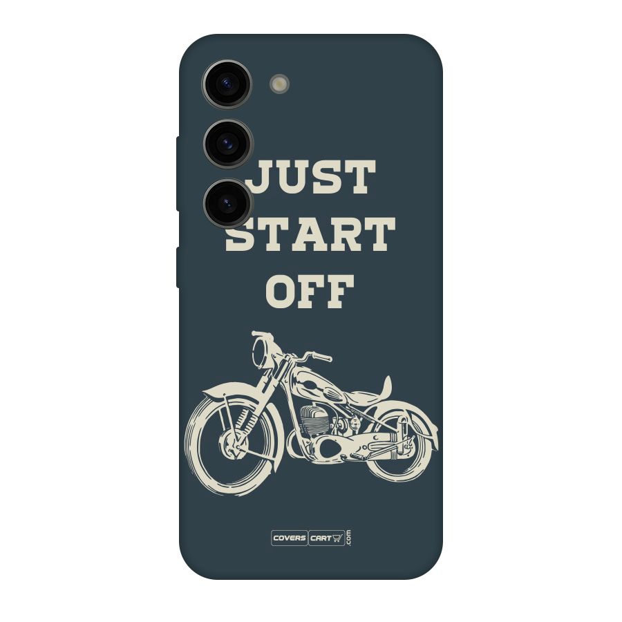 Just Start Off Original Polycarbonate Back Case for Galaxy S23