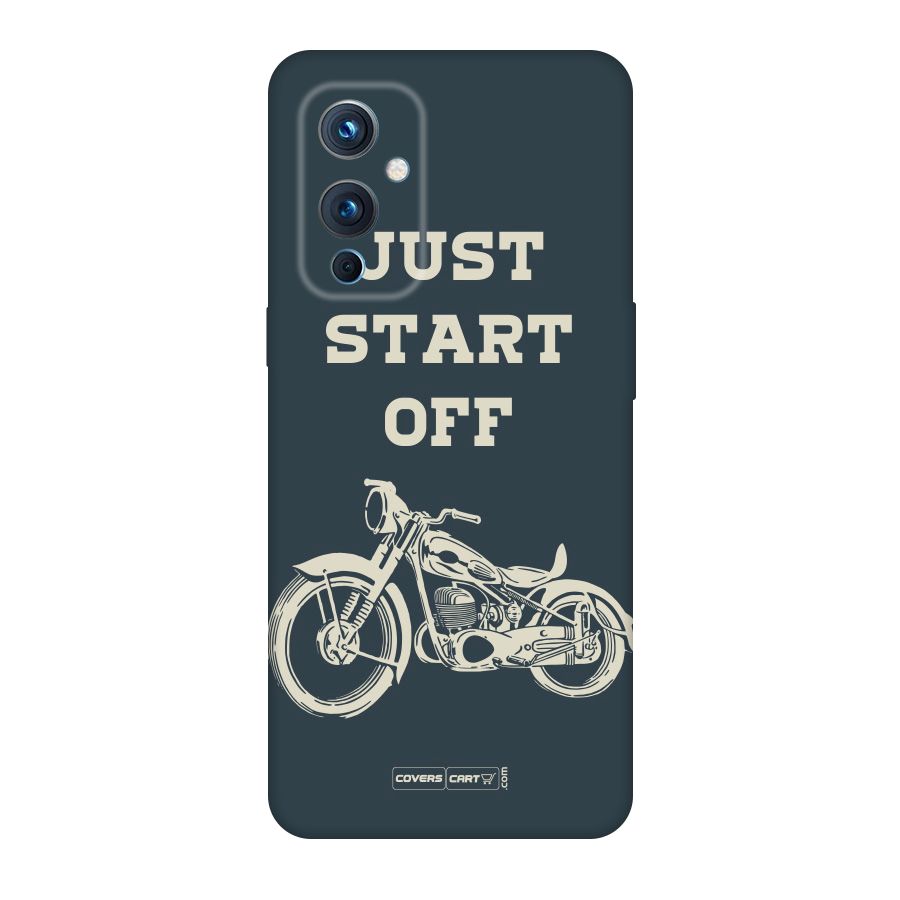 Just Start Off Original Polycarbonate Back Case for OnePlus 9