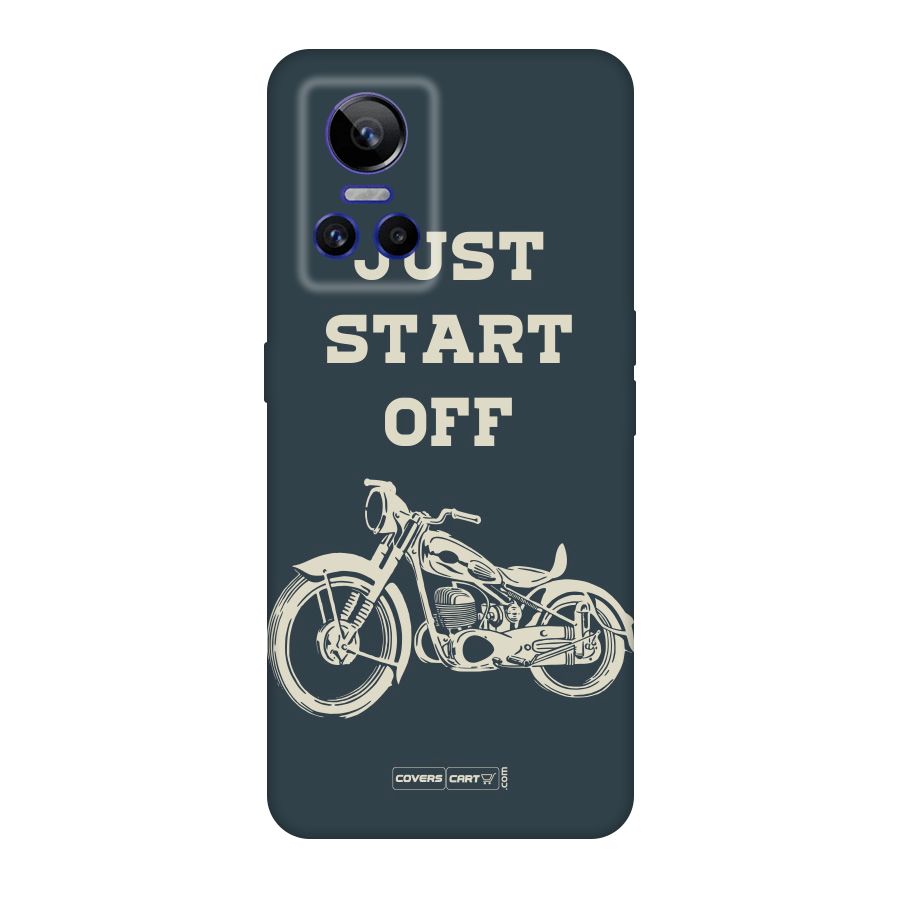 Just Start Off Original Polycarbonate Back Case for Realme GT Neo 3