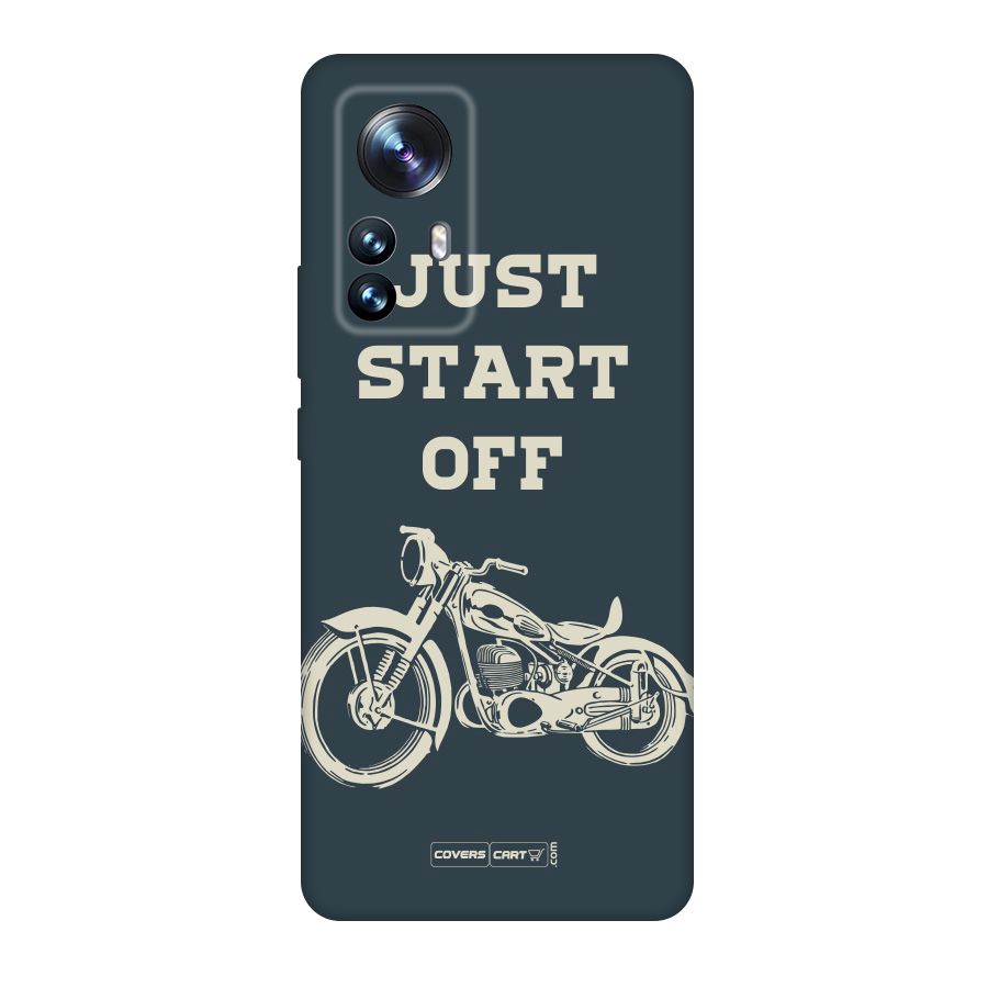 Just Start Off Original Polycarbonate Back Case for Xiaomi 12 Pro