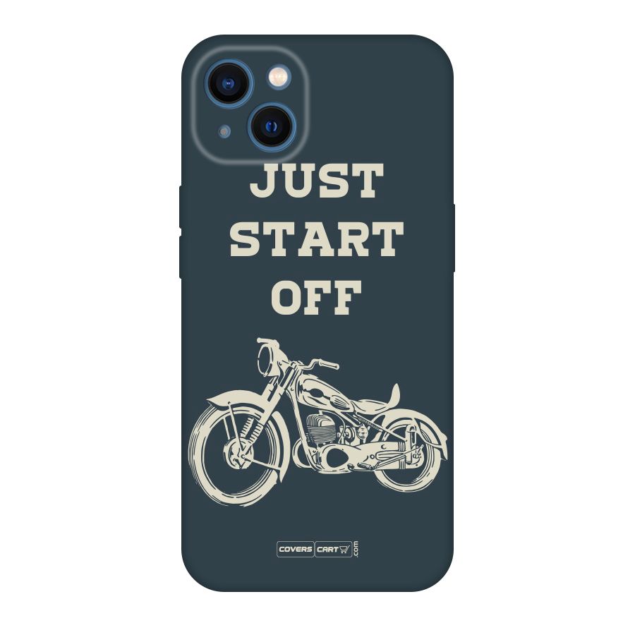 Just Start Off Original Polycarbonate Back Case for iPhone 13