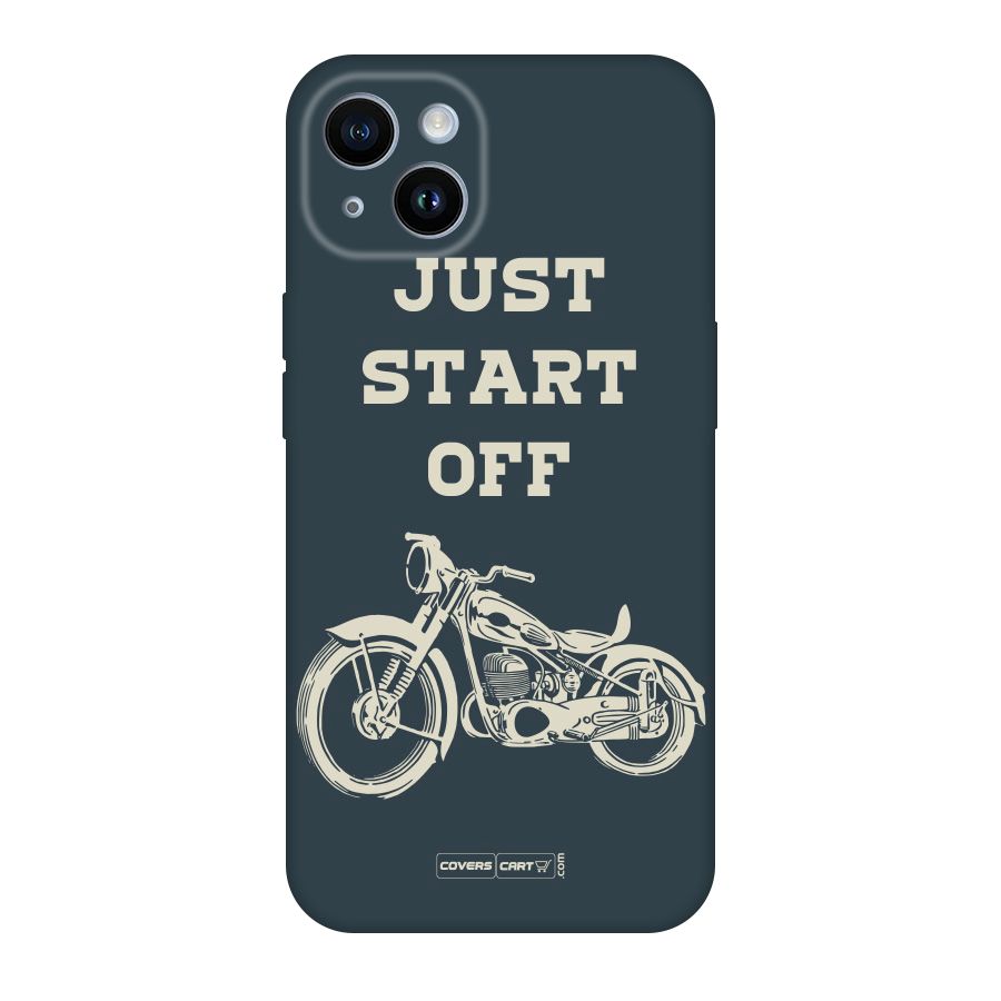 Just Start Off Original Polycarbonate Back Case for iPhone 14