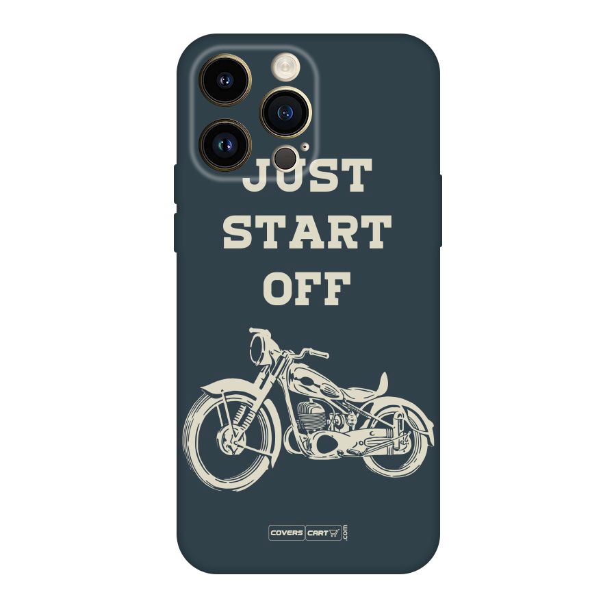 Just Start Off Original Polycarbonate Back Case for iPhone 14 Pro Max