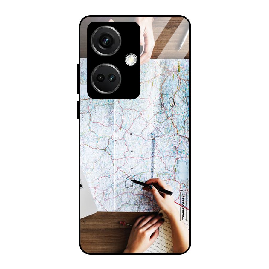 Just Travel Glass Back Case for OnePlus Nord CE 3 5G