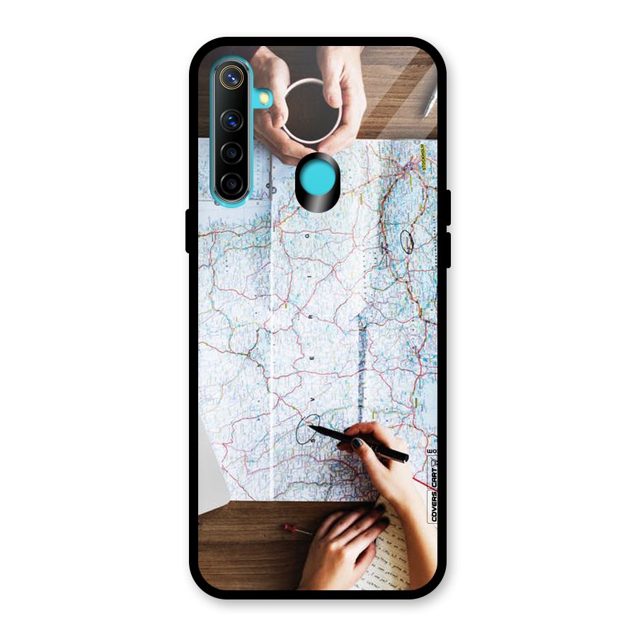 Just Travel Glass Back Case for Realme Narzo 10