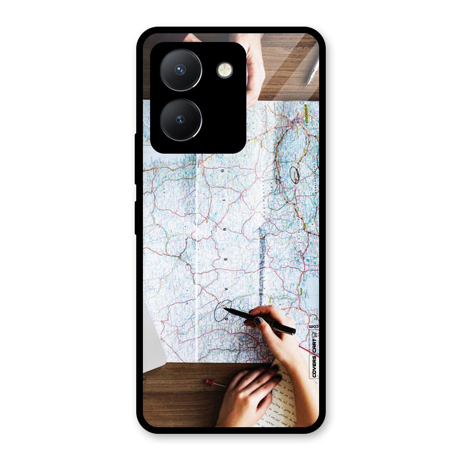 Just Travel Glass Back Case for Vivo Y36