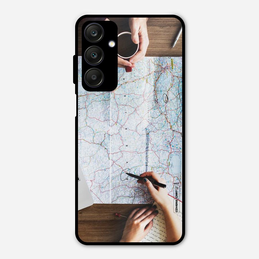 Just Travel Metal Back Case for Galaxy A25 5G
