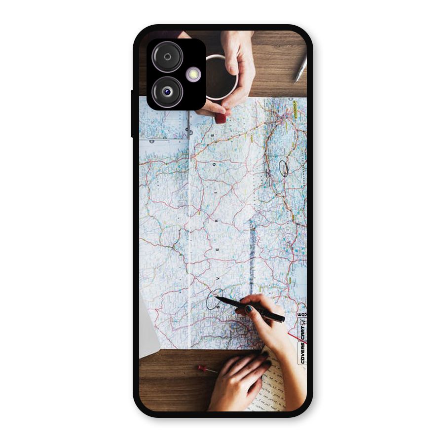Just Travel Metal Back Case for Galaxy F14