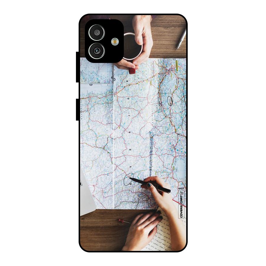 Just Travel Metal Back Case for Galaxy M13 5G
