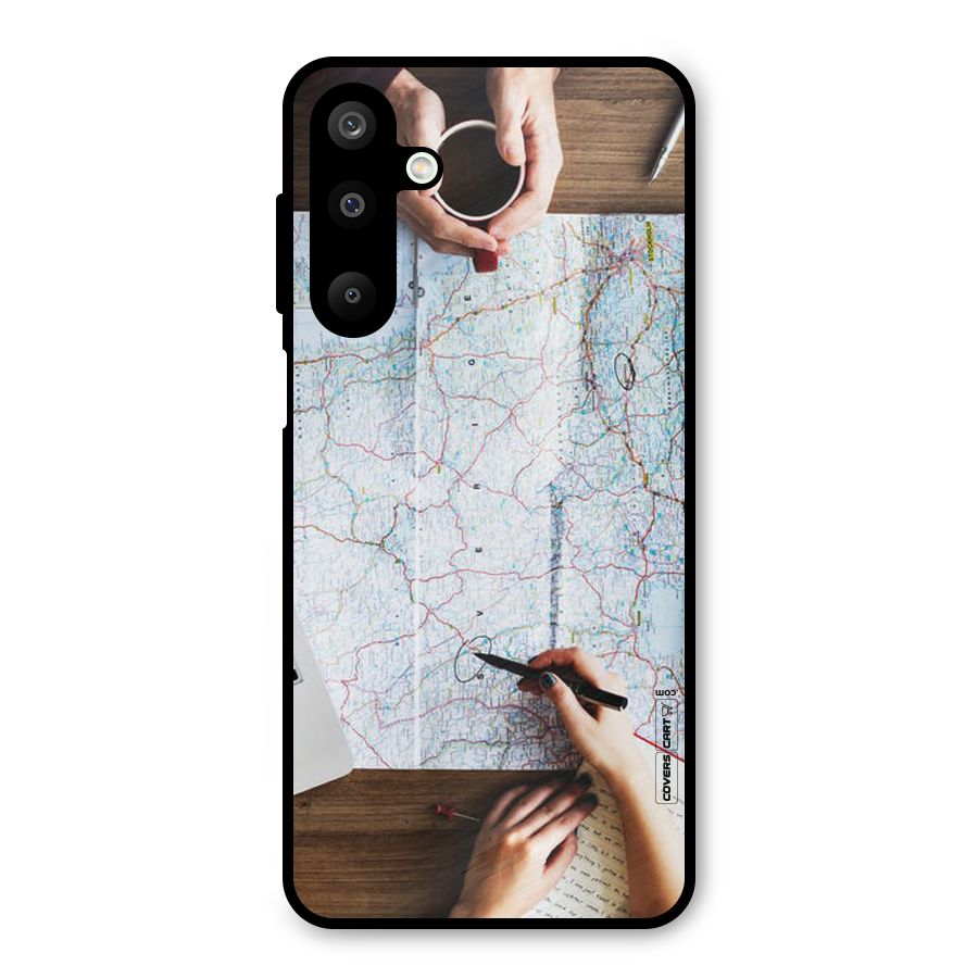 Just Travel Metal Back Case for Galaxy M16