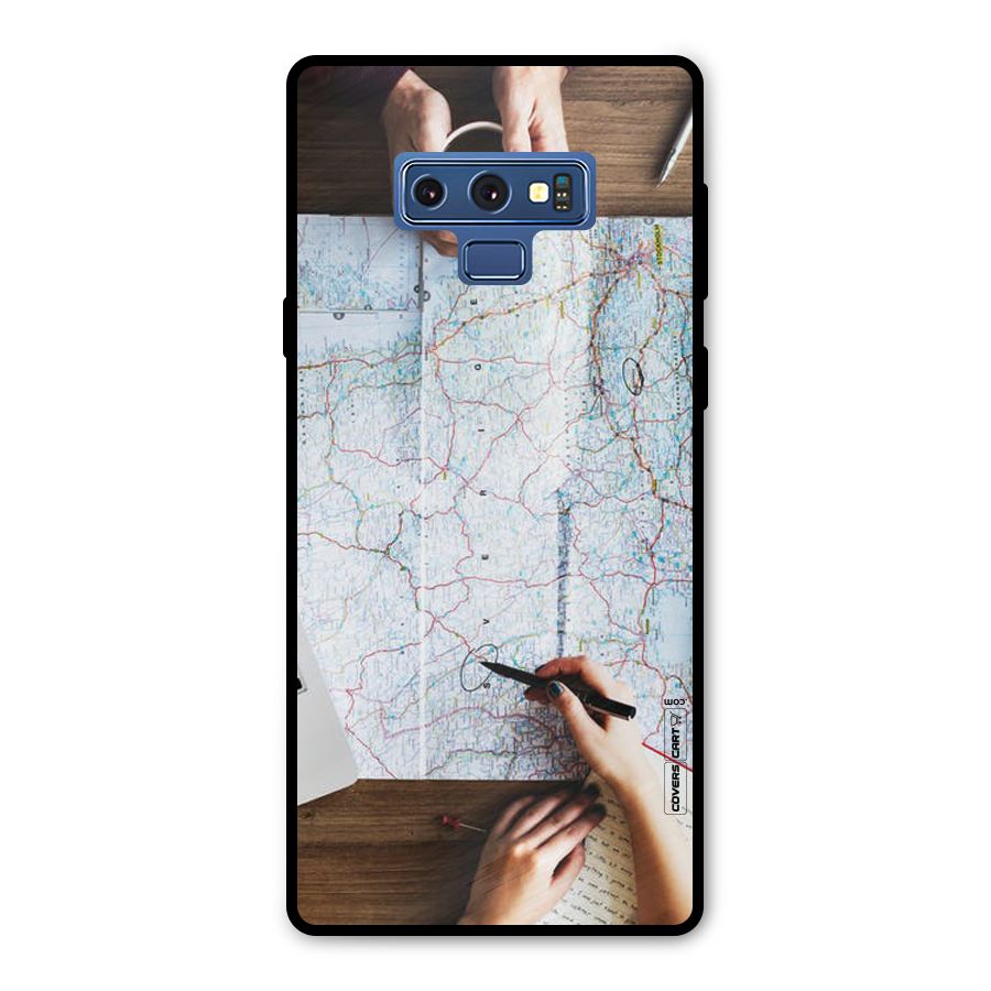 Just Travel Metal Back Case for Galaxy Note 9