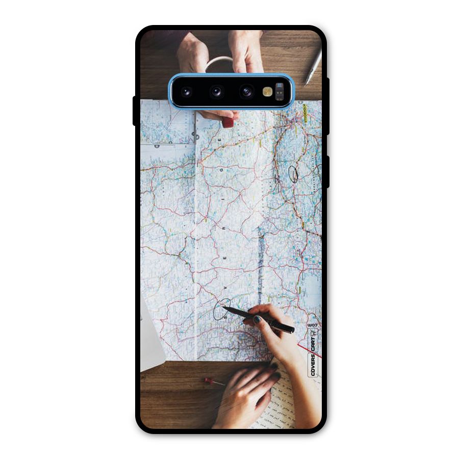 Just Travel Metal Back Case for Galaxy S10