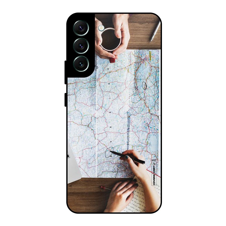 Just Travel Metal Back Case for Galaxy S22 Plus 5G