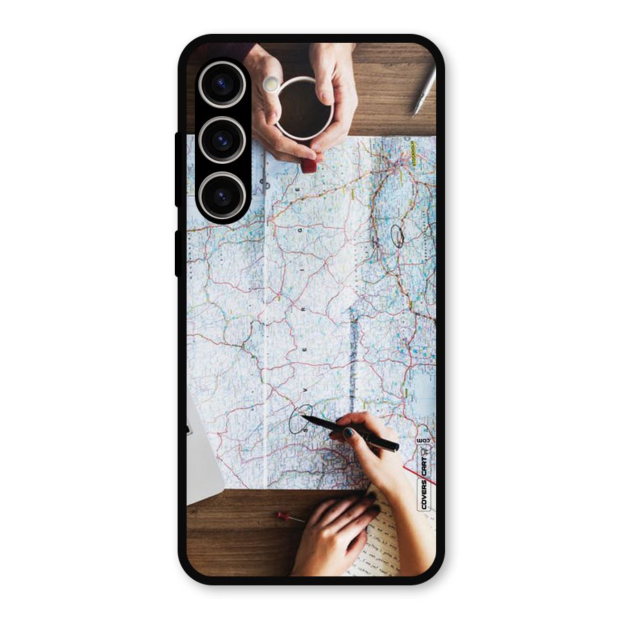 Just Travel Metal Back Case for Galaxy S23 Plus