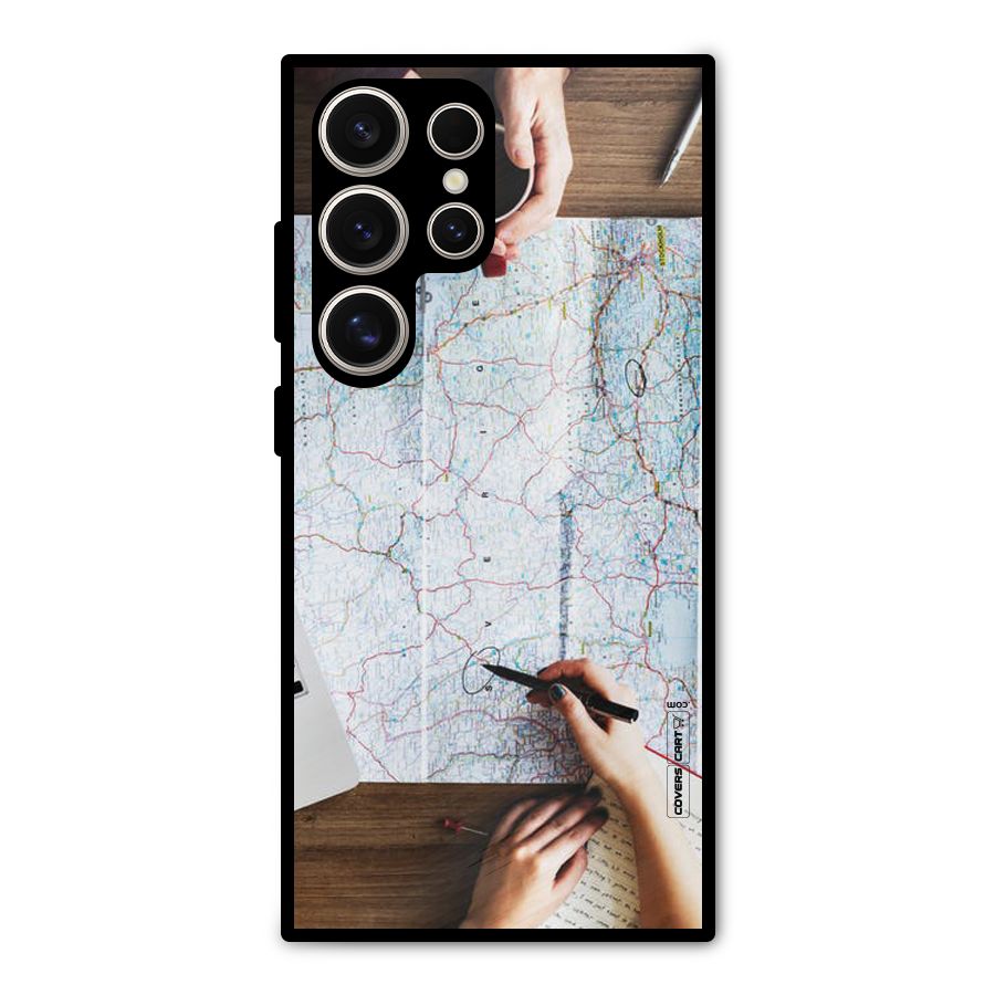 Just Travel Metal Back Case for Galaxy S24 Ultra