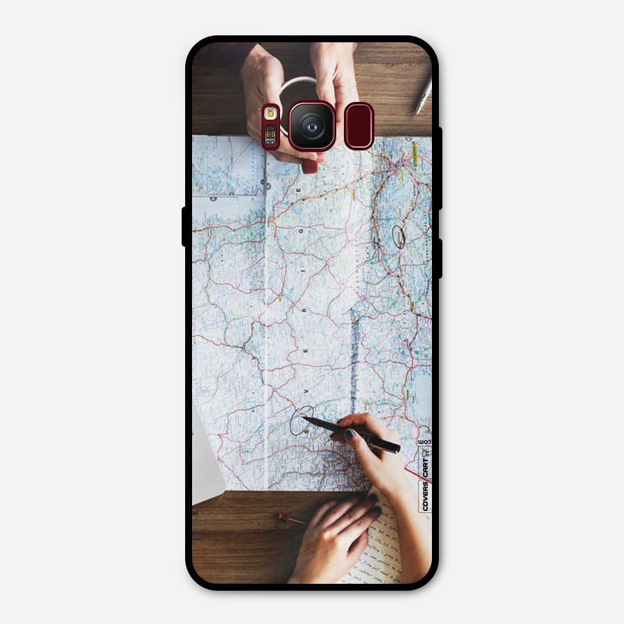 Just Travel Metal Back Case for Galaxy S8