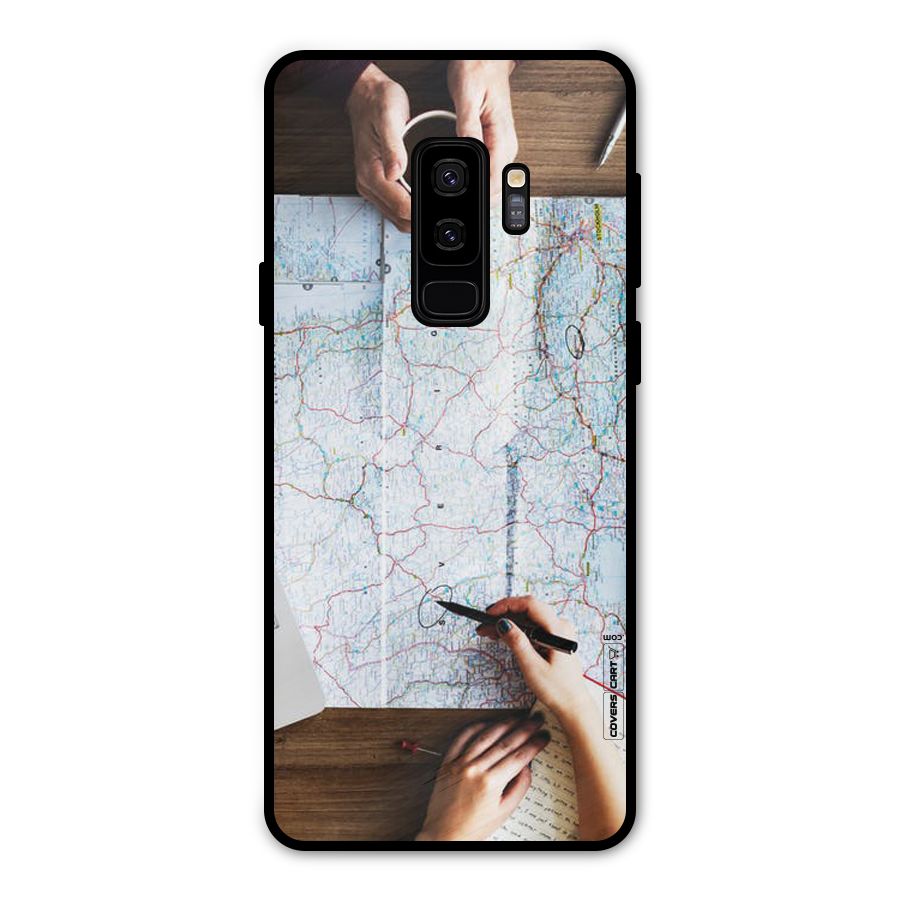 Just Travel Metal Back Case for Galaxy S9 Plus