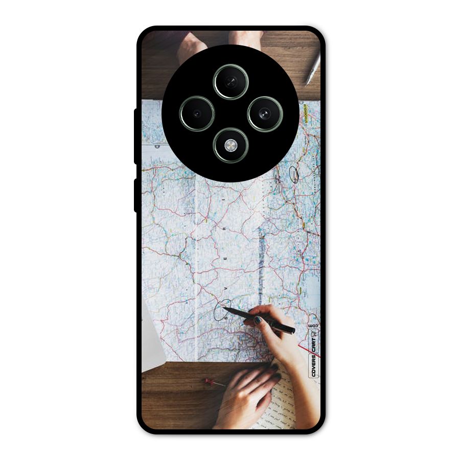 Just Travel Metal Back Case for Oppo F27