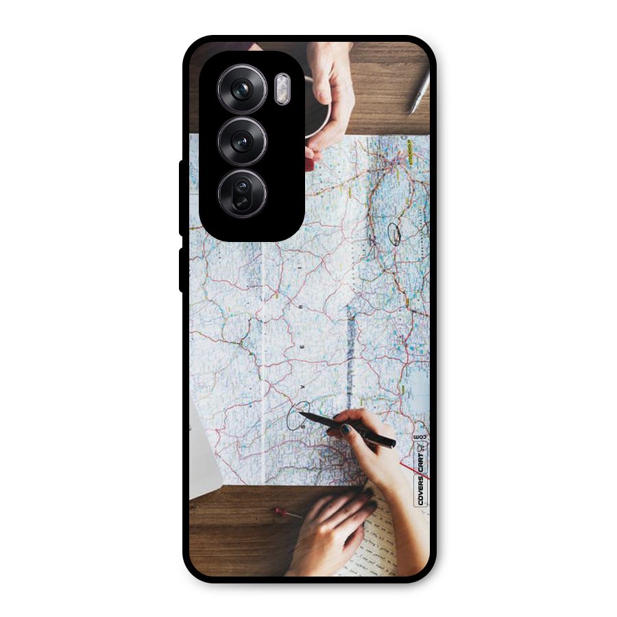 Just Travel Metal Back Case for Oppo Reno12 Pro
