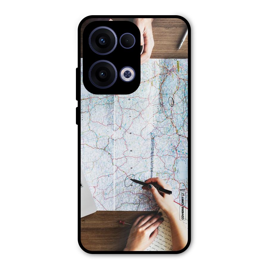 Just Travel Metal Back Case for Oppo Reno13