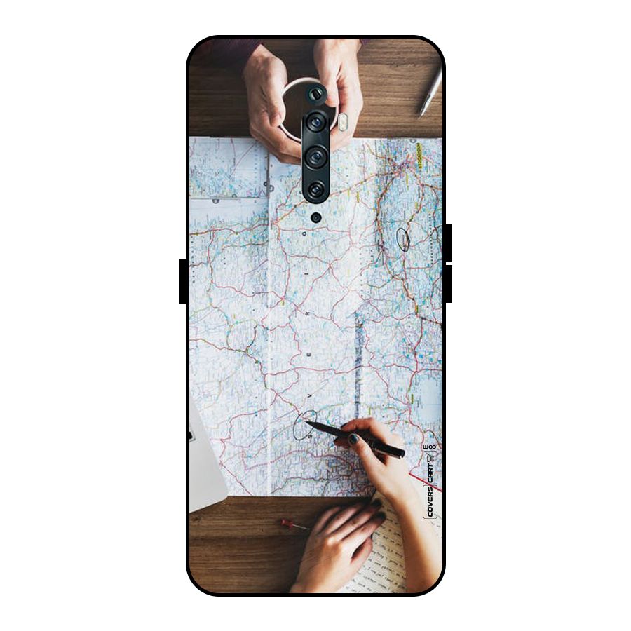 Just Travel Metal Back Case for Oppo Reno2 Z