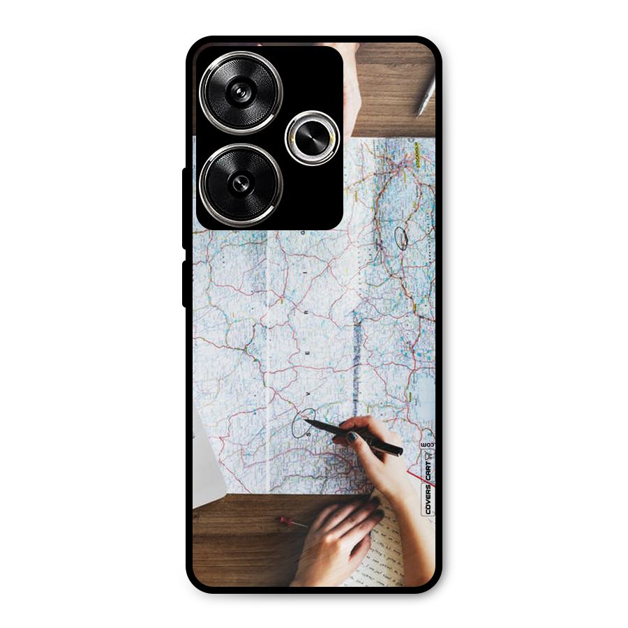 Just Travel Metal Back Case for Poco F6