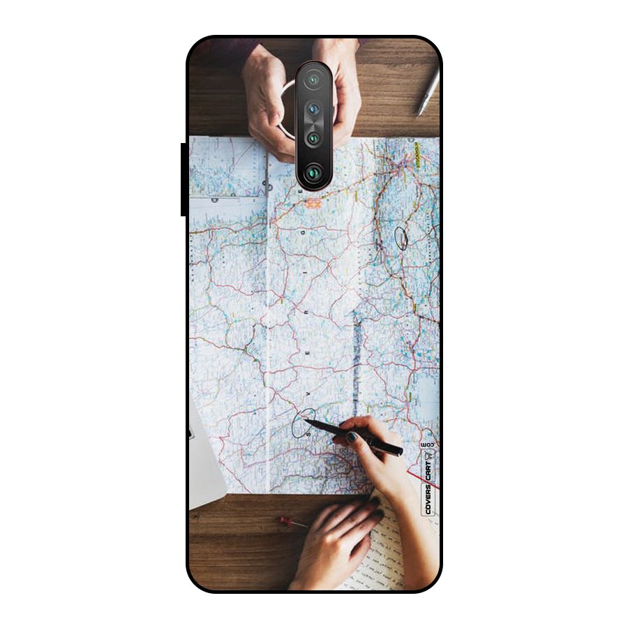 Just Travel Metal Back Case for Poco X2