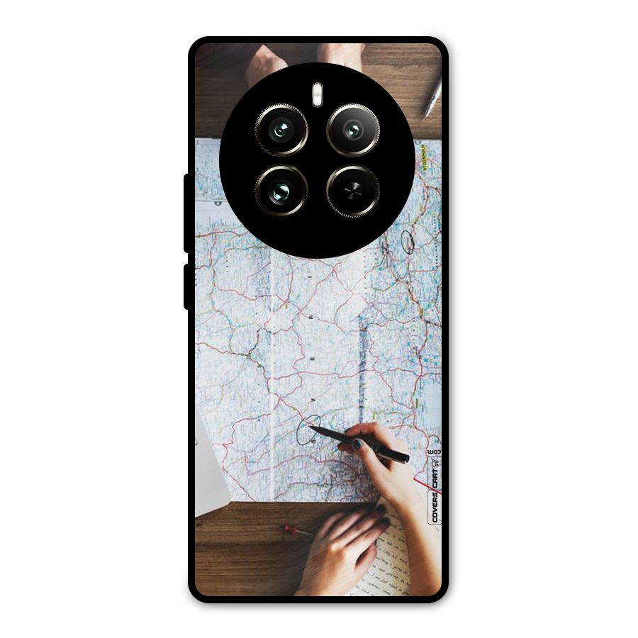 Just Travel Metal Back Case for Realme 12 Pro