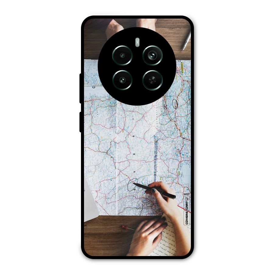 Just Travel Metal Back Case for Realme 12 Pro Plus