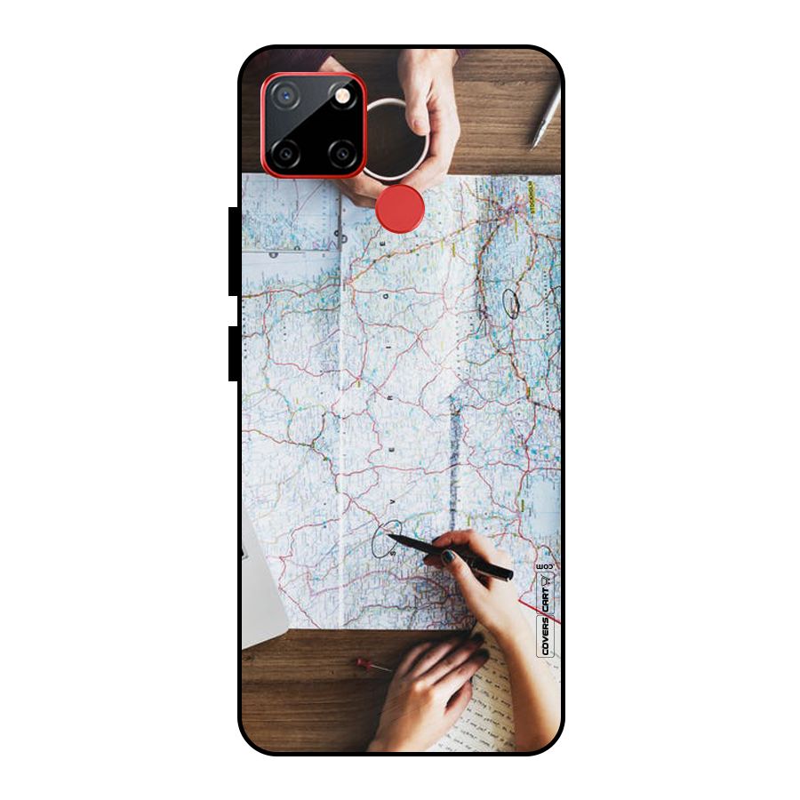 Just Travel Metal Back Case for Realme C12