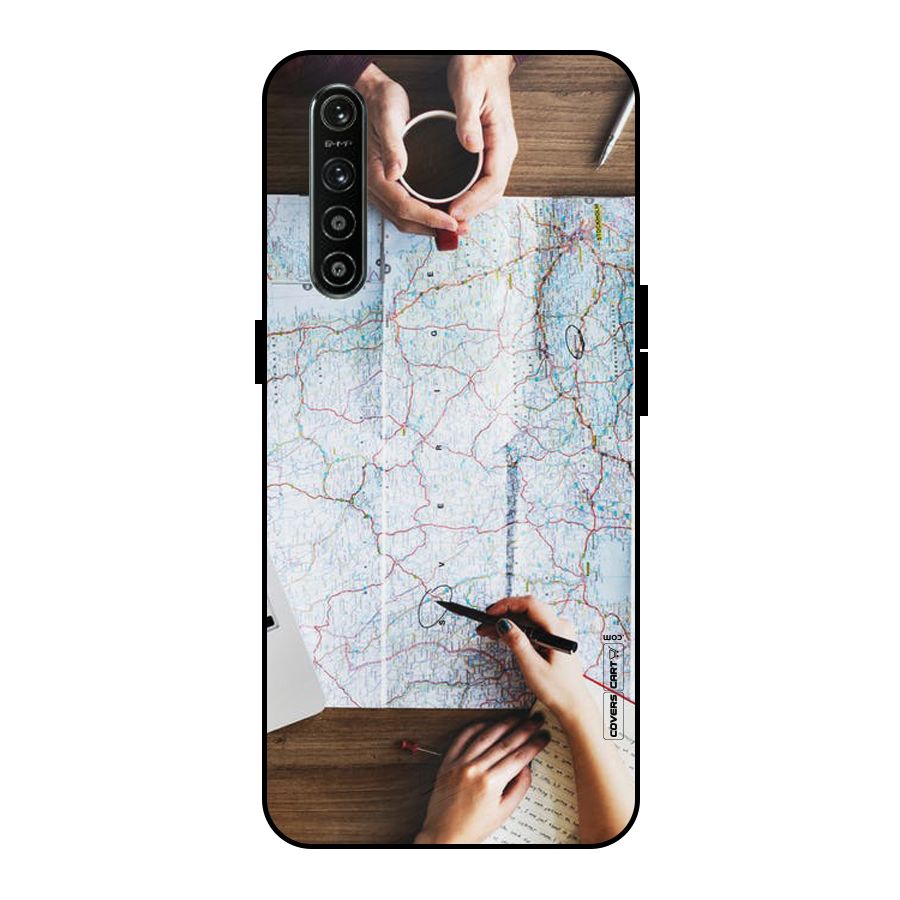 Just Travel Metal Back Case for Realme XT