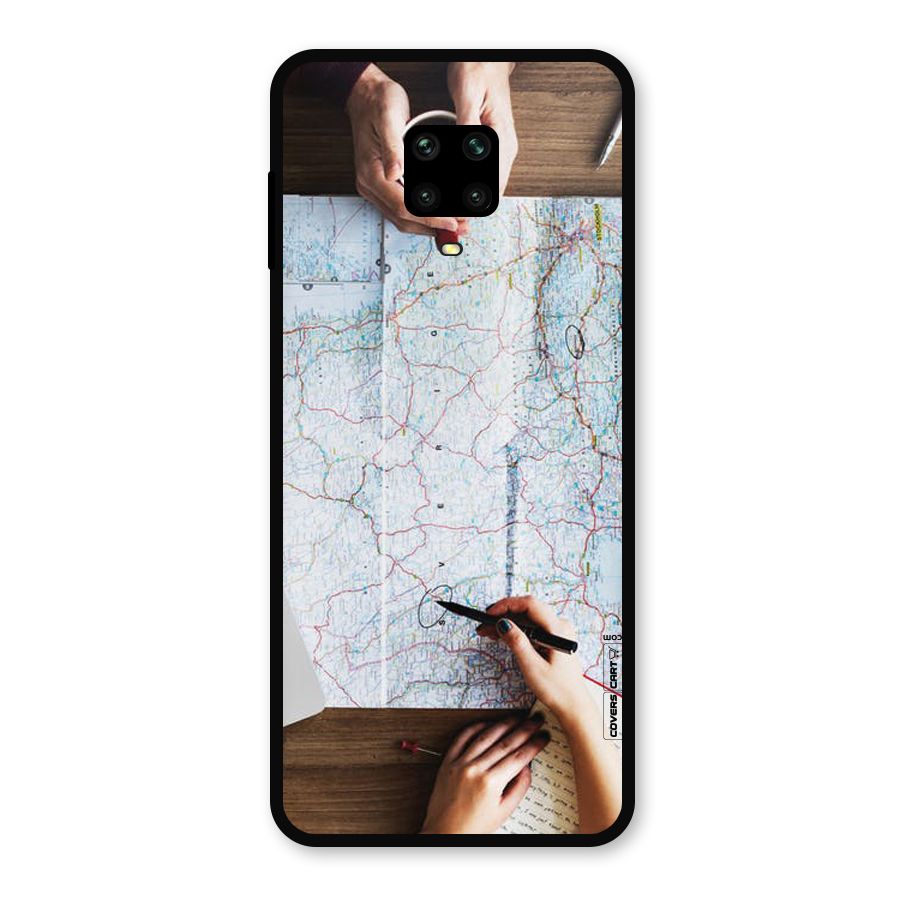Just Travel Metal Back Case for Redmi Note 10 Lite