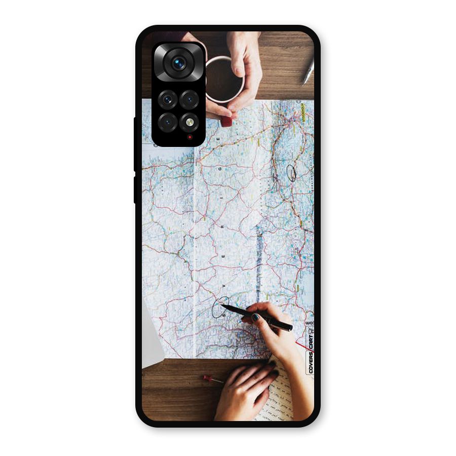 Just Travel Metal Back Case for Redmi Note 11s