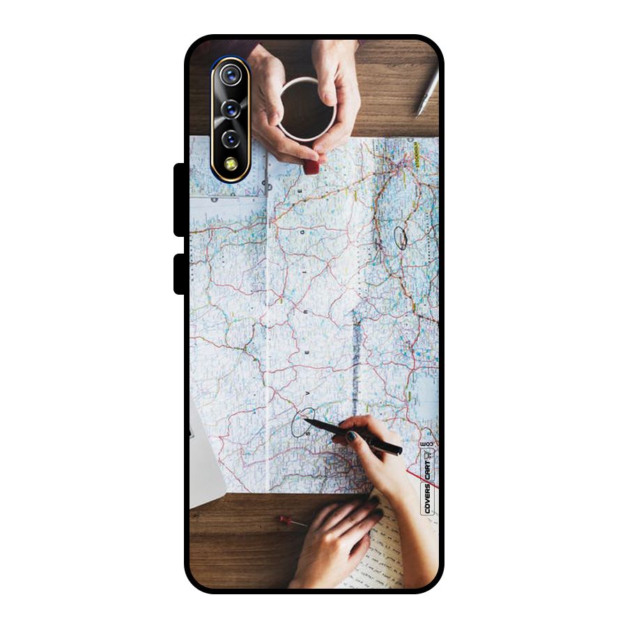 Just Travel Metal Back Case for Vivo S1