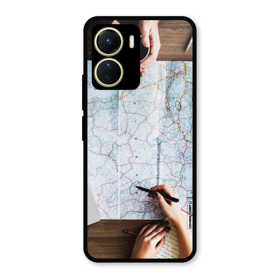 Just Travel Metal Back Case for Vivo T2x