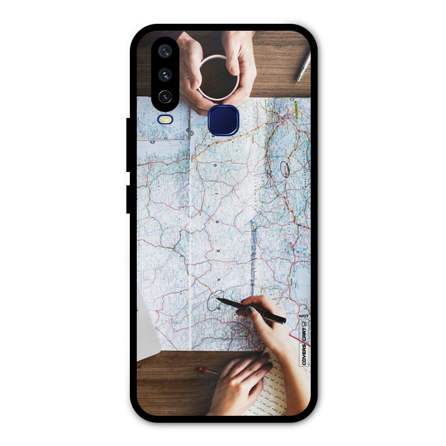 Just Travel Metal Back Case for Vivo Y15
