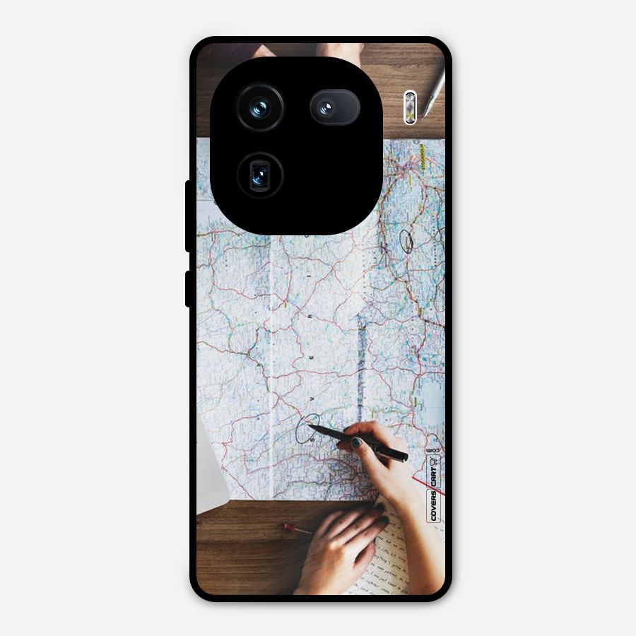 Just Travel Metal Back Case for iQOO 12