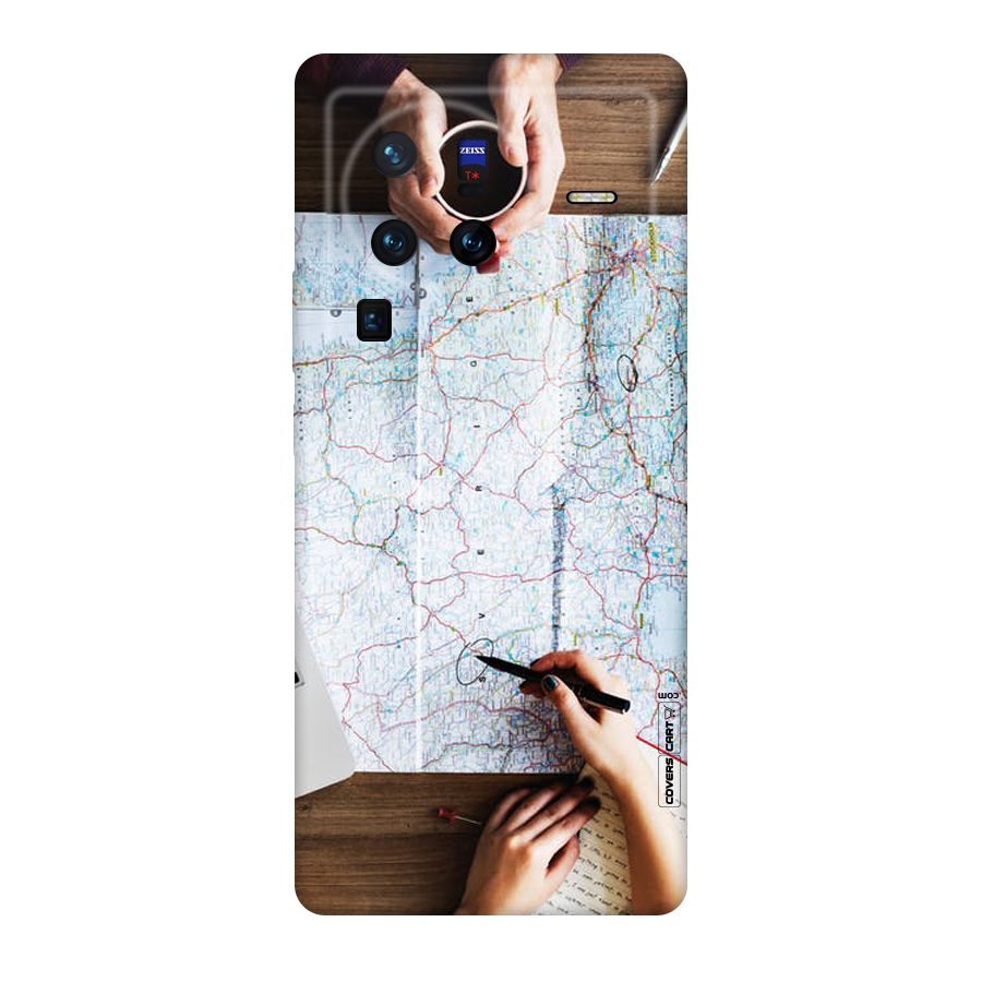 Just Travel Original Polycarbonate Back Case for Vivo X80