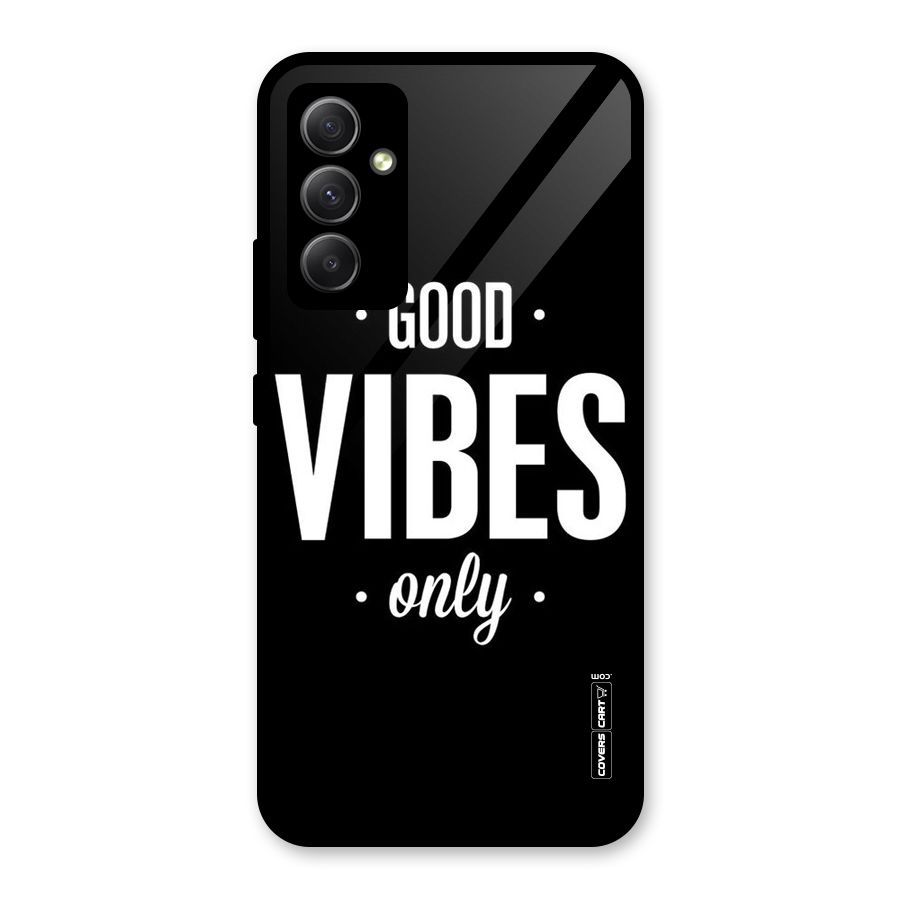 Just Vibes Glass Back Case for Galaxy A34