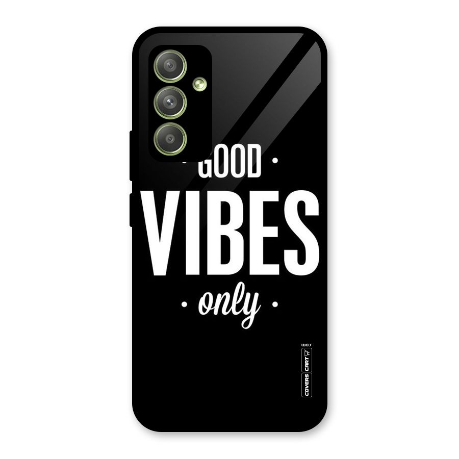 Just Vibes Glass Back Case for Galaxy A54