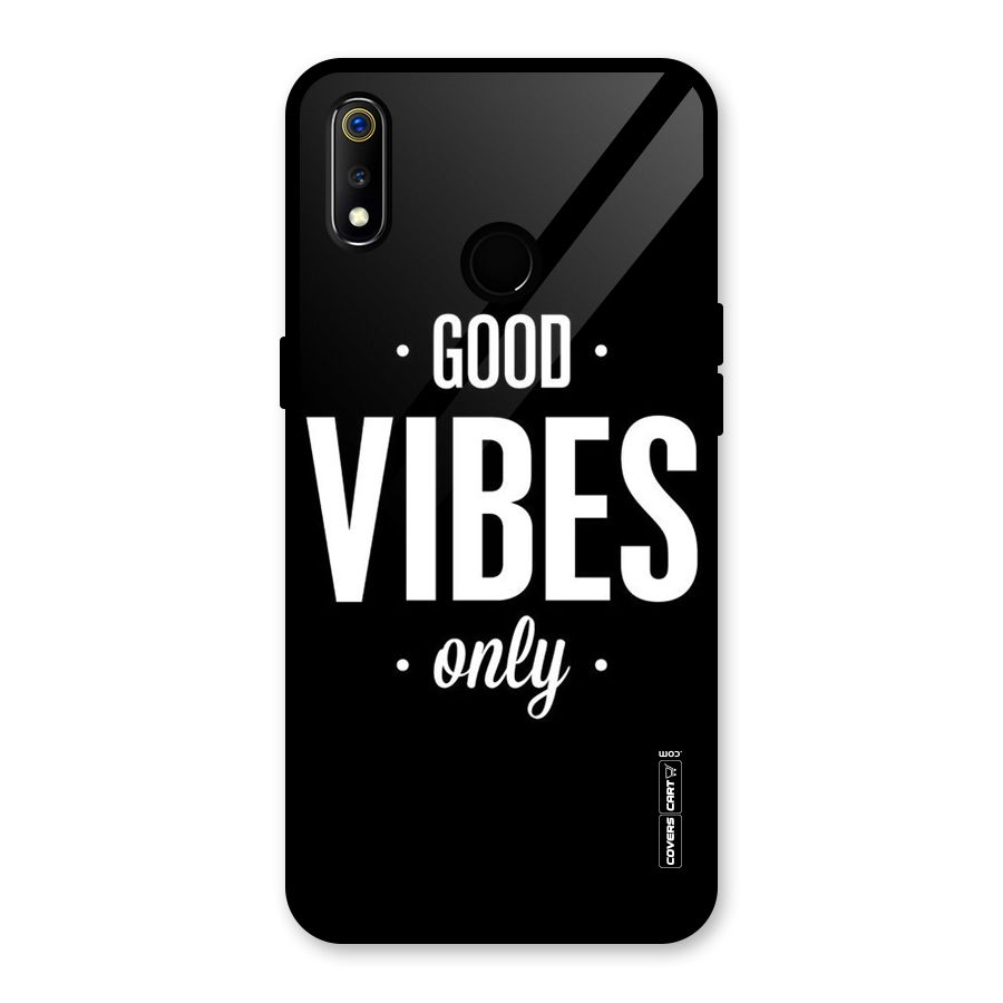 Just Vibes Glass Back Case for Realme 3i