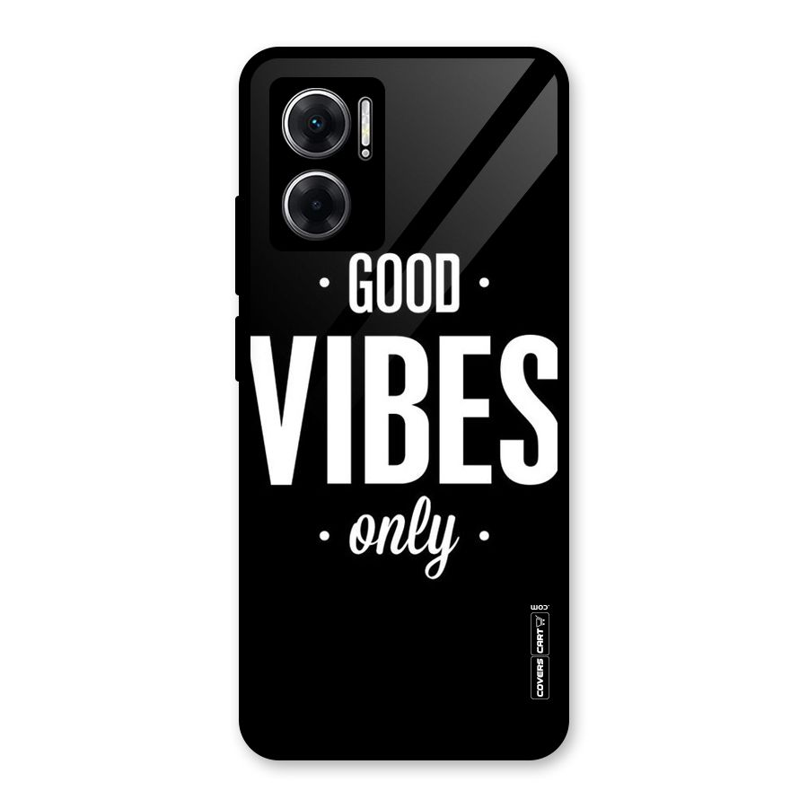 Just Vibes Glass Back Case for Redmi 11 Prime 5G