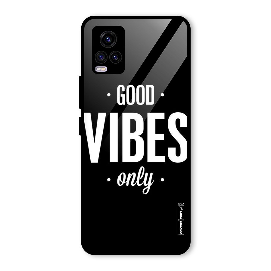 Just Vibes Glass Back Case for Vivo V20 2021