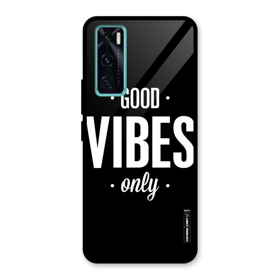 Just Vibes Glass Back Case for Vivo V20 SE