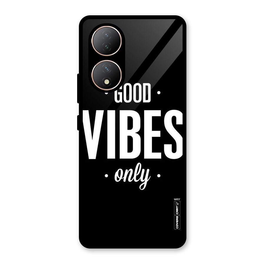 Just Vibes Glass Back Case for Vivo Y100A