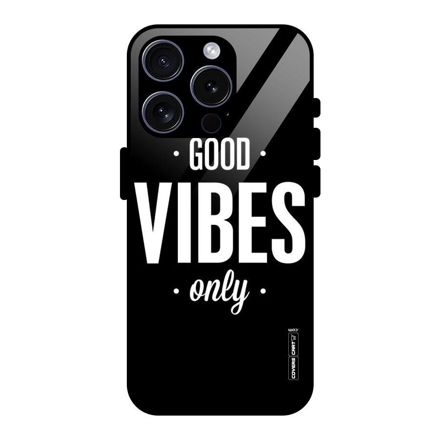 Just Vibes Glass Back Case for iPhone 15 Pro