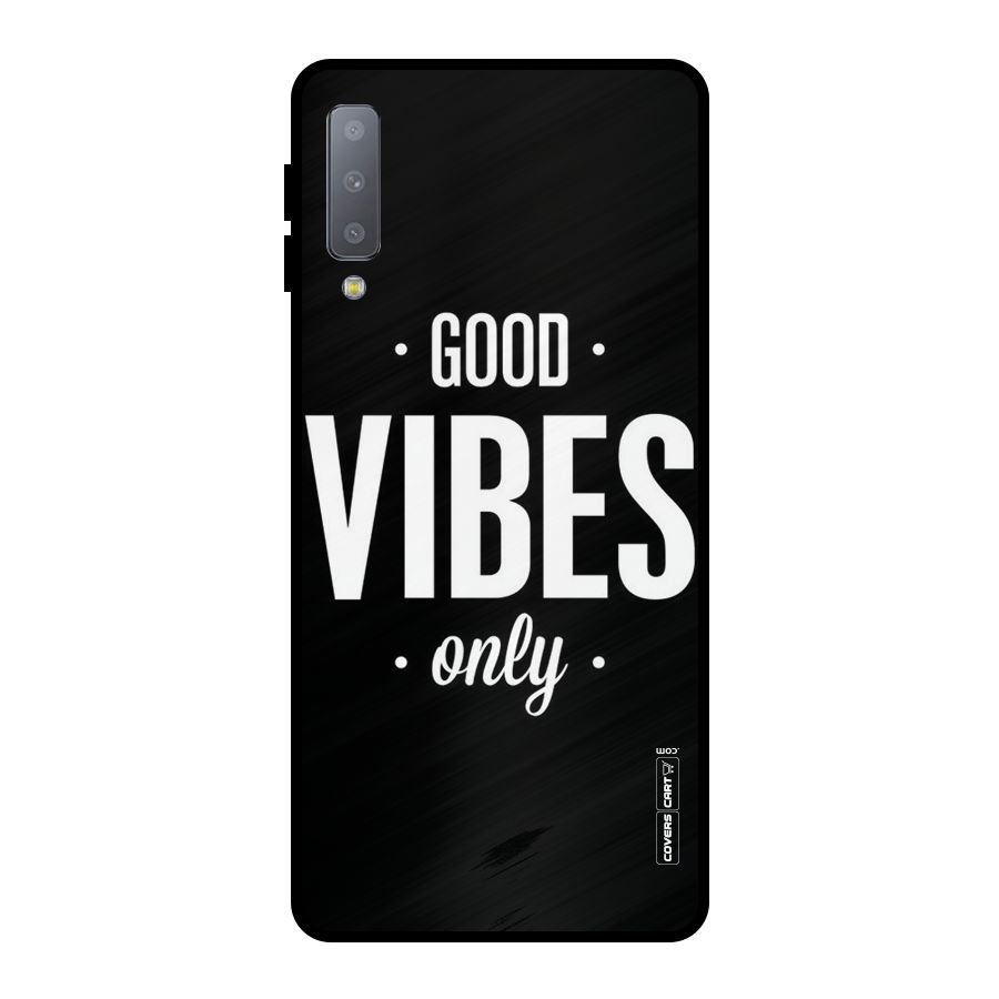 Just Vibes Metal Back Case for Galaxy A7 (2018)