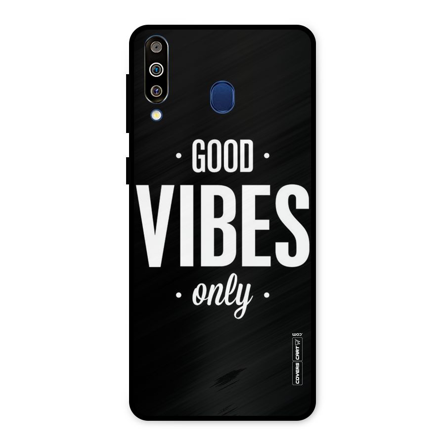 Just Vibes Metal Back Case for Galaxy M30