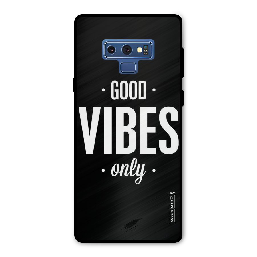 Just Vibes Metal Back Case for Galaxy Note 9