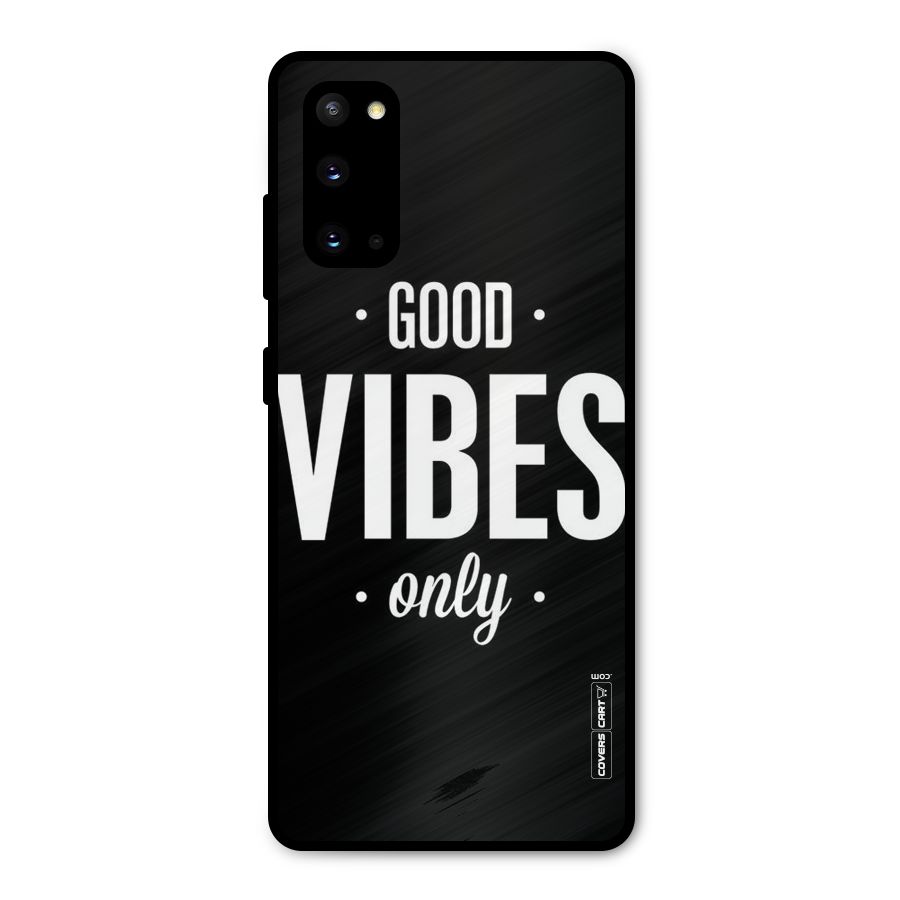 Just Vibes Metal Back Case for Galaxy S20